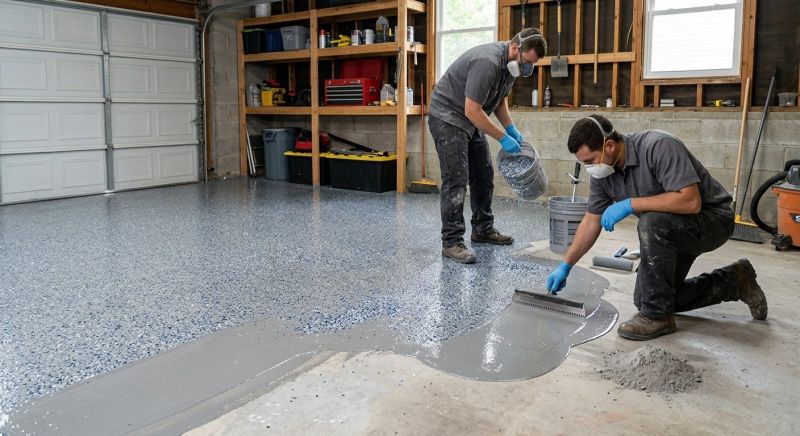 Garage Floor Renovation in Greensboro, NC
